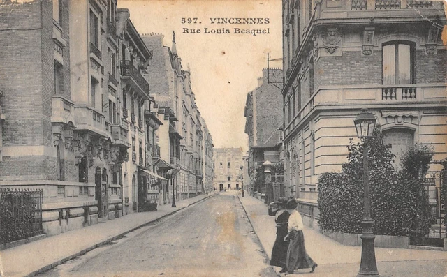 Cpa 94 Vincennes / Rue Louis Besquel