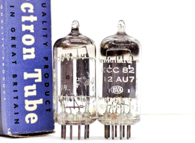 2nd Tier Late 1958 Mullard 12AU7/ECC82 k61 Vacuum Tube w/Low Test 1956 k61 Tube