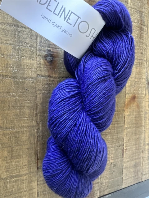 Madelinetosh Tosh Merino Light Yarn - Color: Iris 100% merino 420 yds purple