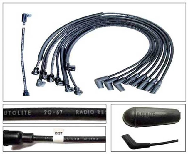1969-71 Ford Mustang; Concours Ignition Wire Set; 351W; "Autolite"