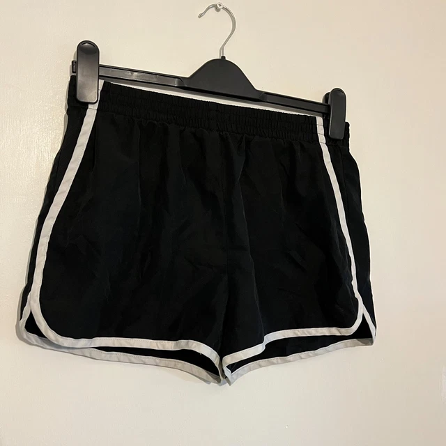 Champion Girls 14-16 XL pantaloncini con logo classico atletico nero/bianco