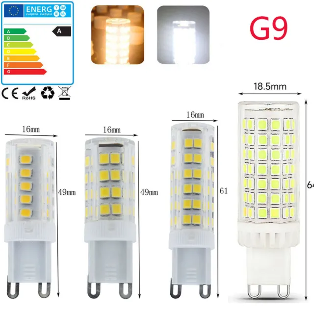 G9 LED 3W 5W 10W 15W Lampe warmweißes Licht Hochleistungs COB Birne SMD light