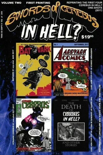 Swords of Cerebus In Hell Volume 2 GN Dave Sim Batvark Action Death TPB New NM