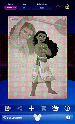 Moana-Limited Edition Dual Perceptions Series 4 2022-Topps Disney Collect