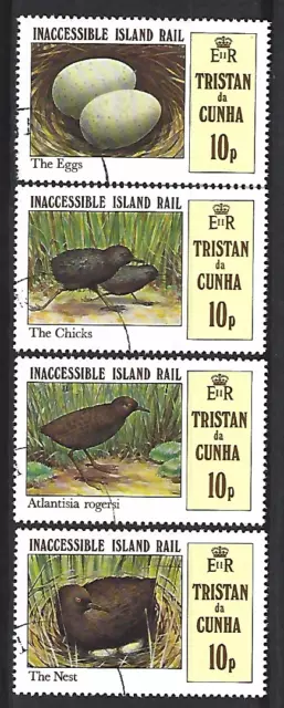 Tristan Da Cunha 1981 Inaccessable Island Rail Fine Used