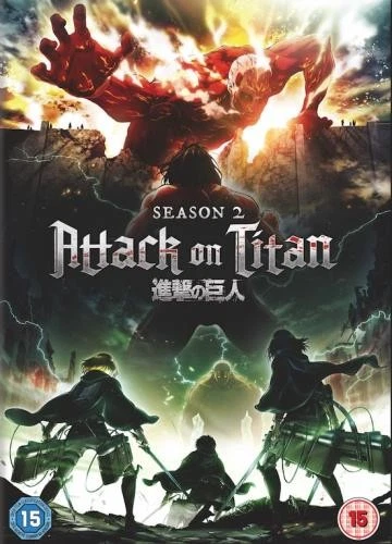 ATTACK ON TITAN Season 2 - Region 2 DVD £23.39 - PicClick UK
