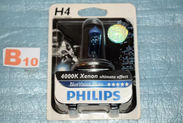 Philips 12342CVUBW CrystalVision ultra Moto H4 ampoule de phare de moto, 1  pièce