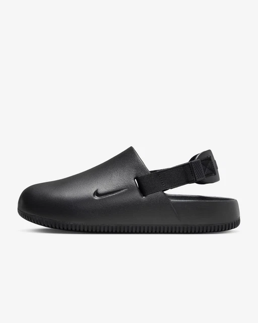Pantofole Nike Calm nere nere stock limitate tutte le taglie