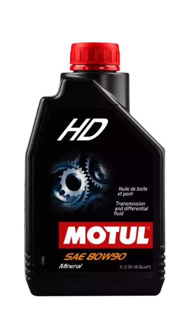 MOTUL Aceite lubricante transmisiones cambio diferenciales HD 80W90 1L