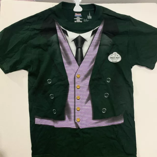 Disney Parks Haunted Mansion Ghost Host From Regions Beyond Costume T Shirt Med