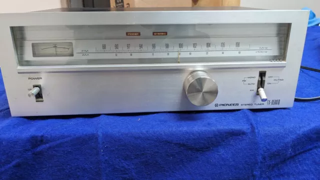 Vintage Pioneer TX-6500 II AM/FM Stereo Tuner  Tested Working in Good Condition