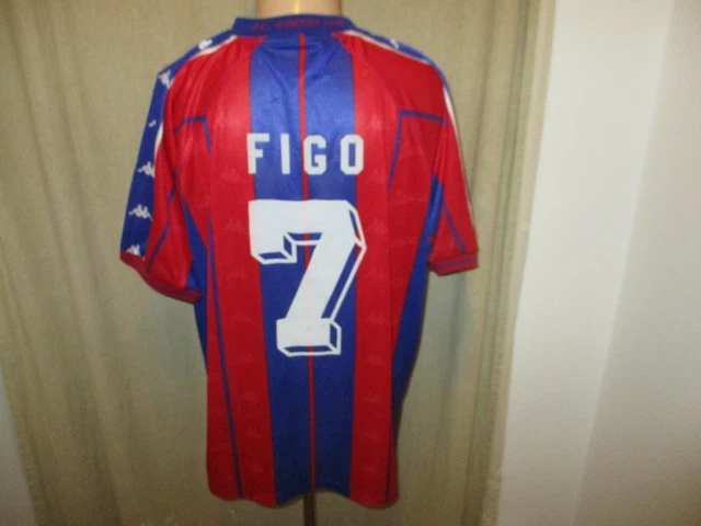 KAPPA X FC Barcelona 1997/98 Luis Figo 7 Home Shirt Player