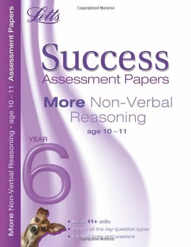 Letts 11+ Success - More Non-Verbal Reasoning Age 10-11: Assessment Papers By P