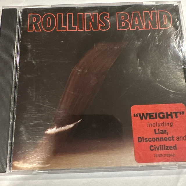 ROLLINS BAND WEIGHT CD 1994 Liar Black Flag Henry Hard Rock