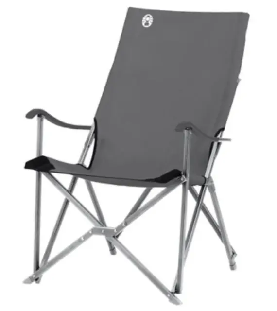 Coleman Camping Chair Sling Chair Folding Chair Grey