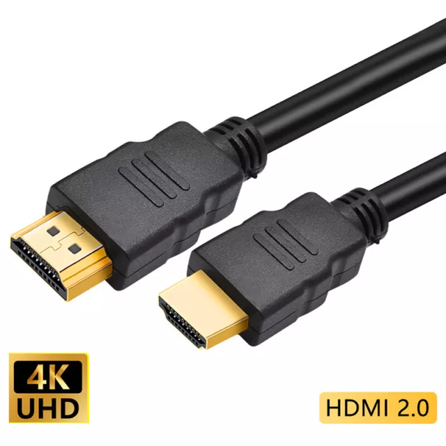 PREMIUM GOLD HDMI Cable 2.0 High Speed 0.5M/1M/2M/3M-10M  4K 2160p 3D Lead