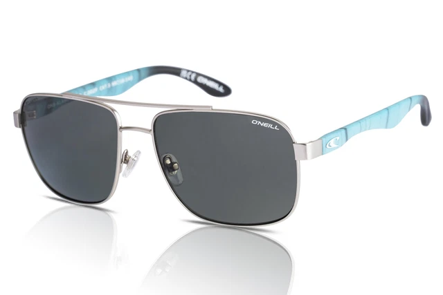 O'Neill Sunglasses Polarised Alameda 2.0 002P Matte Silver/Wave Graphic/Smoke