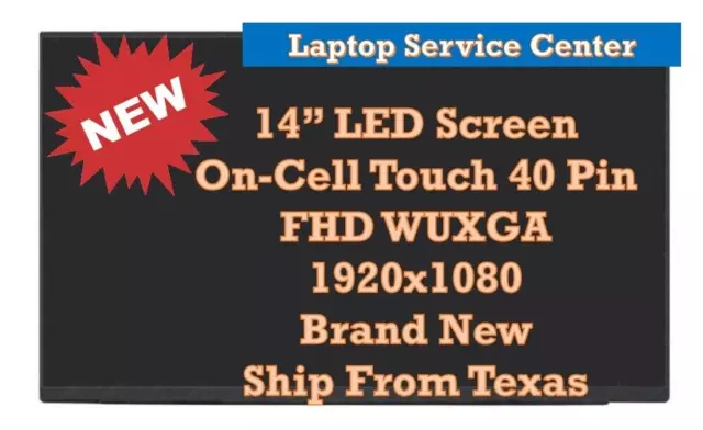 New Dell DPN 06WW5K 6WW5K 14.0" FHD IPS LCD LED Touch Screen + Digitizer
