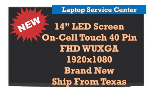 New Dell DPN 06WW5K 6WW5K 14.0" FHD IPS LCD LED Touch Screen + Digitizer
