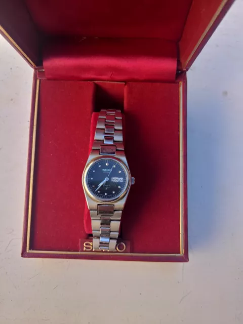 orologio seiko  donna vintage 2903 0210 Automatico Datario + Scatola Originale