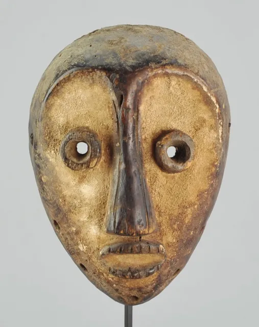 Beau masque LEGA culte du Bwami Congo  mask African Tribal Art Africain 1076