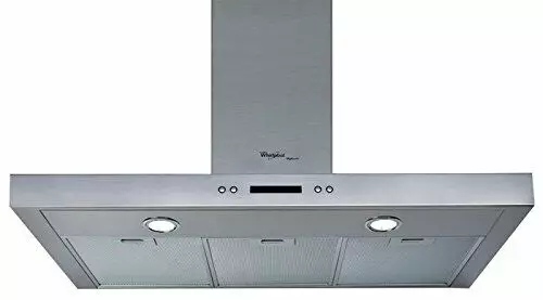 Wandesse Kaminhaube Dunstabzugshaube 90cm Edelstahl 713m³/h WHIRLPOOL  AKR474IXL