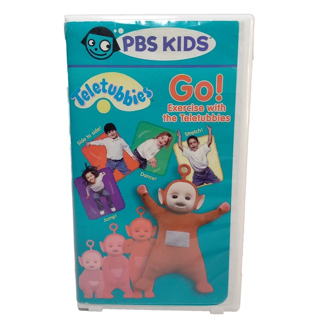 TELETUBBIES GO! Exercise with the Teletubbies VHS, 2001, Clamshel