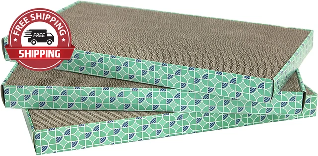 Kitty City XL Wide Corrugate Cat Scratchers 3 Pieces, Cat Scratching, Cat Scratc