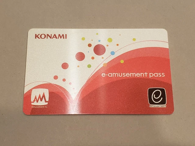 KONAMI E-AMUSEMENT PASS - Amusement IC Card - Arcade Game
