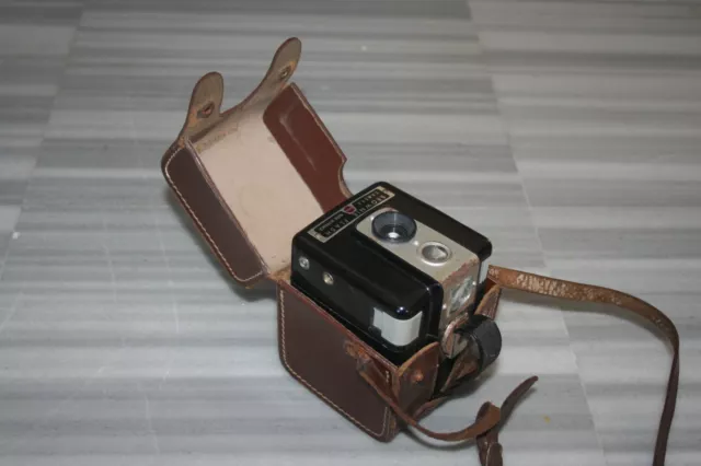 Etui Cuir Kodak Seul pour Appareil Photo Ancien Kodak Brownie Flash France