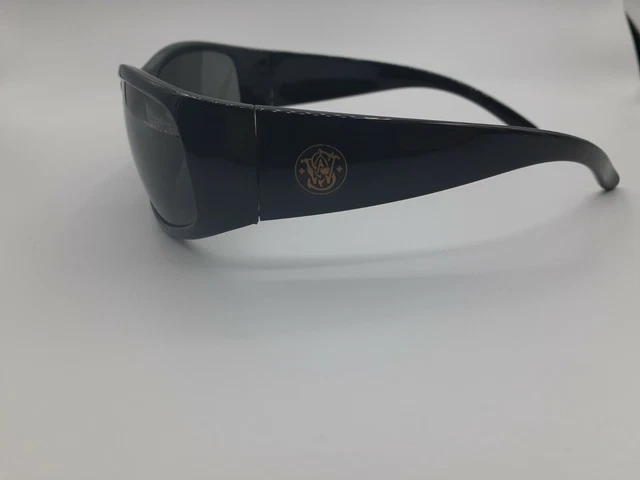 Smith & Wesson Elite Safety Glasses with Black Frame and Smoke Anti-Fog Lens 2