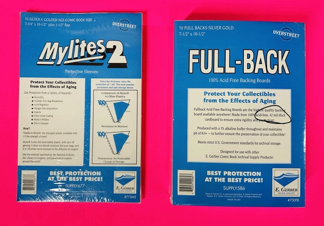 50 775M2 Mylites2 & 50 750Fb (42Pt) Fullbacks Free Boxed Shipping