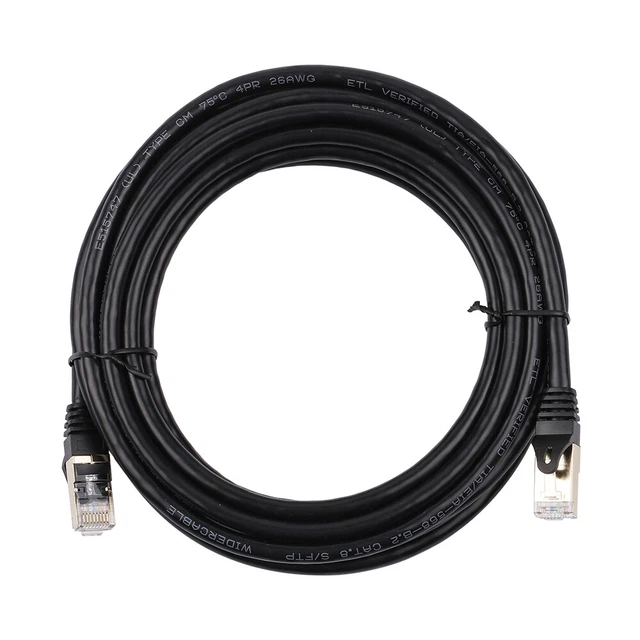 CAT8 Network Cable 40Gbps 2000MHz Ethernet Lan Data Cable High Speed Cord