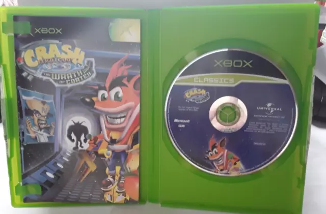 Crash Bandicoot The Wrath Of Cortex XBOX classics Game Complete with Manual PAL