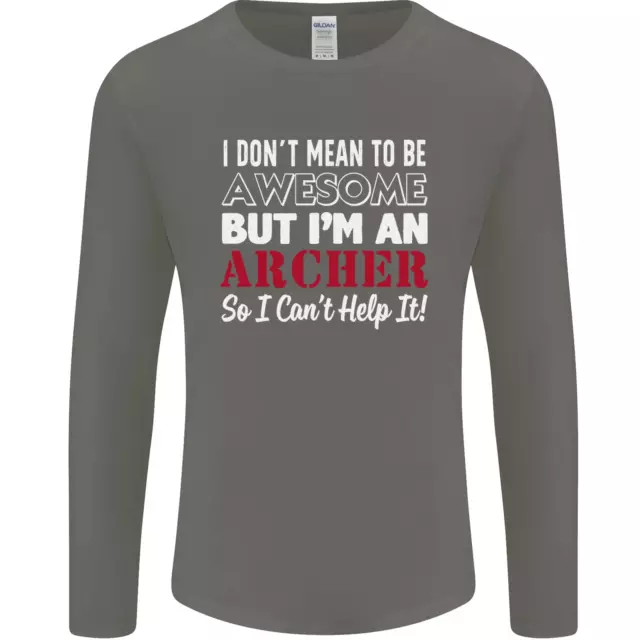 T-shirt da uomo tiro con l'arco I Dont Mean to Be but Im an Archer 2
