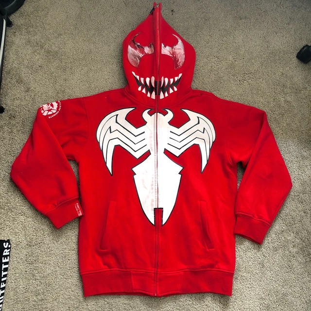CLH CREATING LIMITLESS Heights RED Spider Man Venom Full Zip Mask Hoodie  $38.98 - PicClick