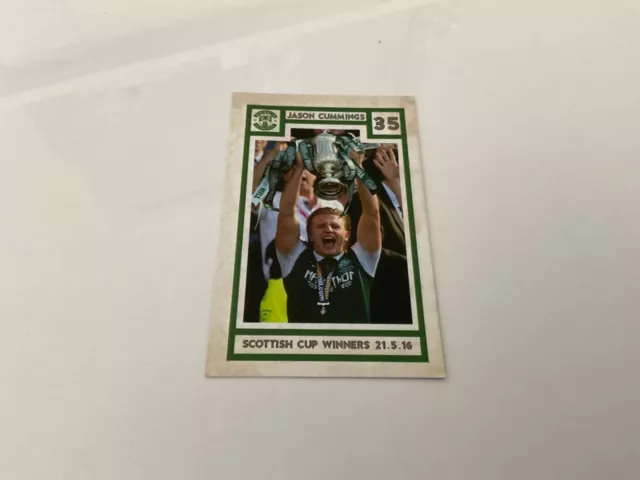 Hibernian Hibs Player Card. Jason Cummings.