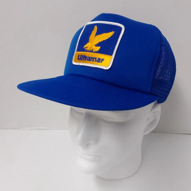 Vintage Ultramar Trucker Hat Snapback Adjustable Mesh Foam Gas Station Delivery