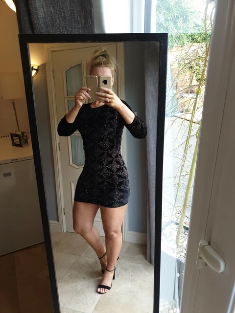Topshop velvet star discount dress