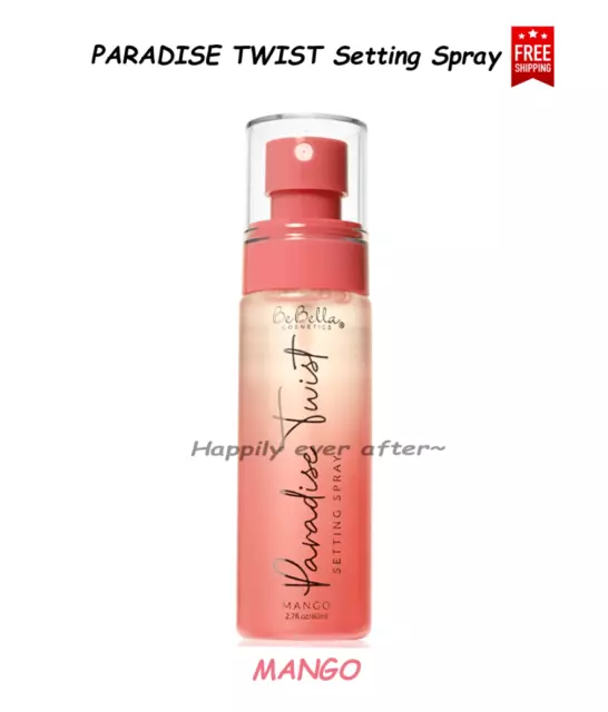 Be Bella Paradise Twist Setting Spray - Mango Face Mist, Skin Moisturizer