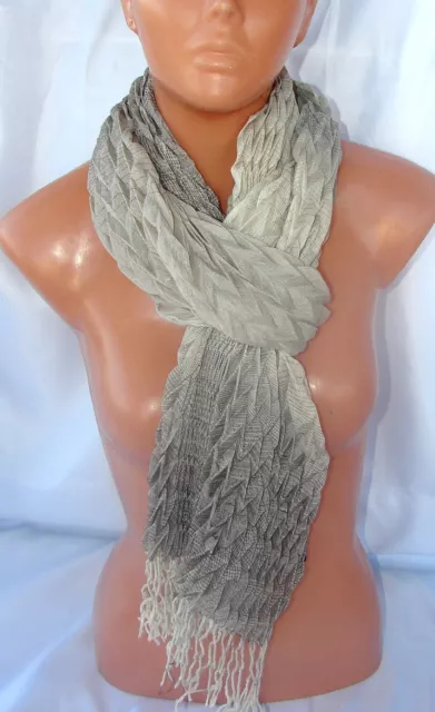 Pashmina SCIARPA FOULARD collezione 2016 uomo,donna,SCARF colori sfumati Beige