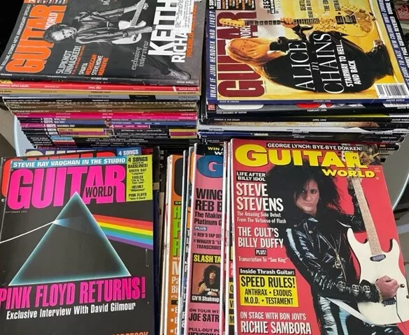 🎸🎹🎸 Guitar World Magazine Collection Lot, You Pick EM 🎸🎹🎸