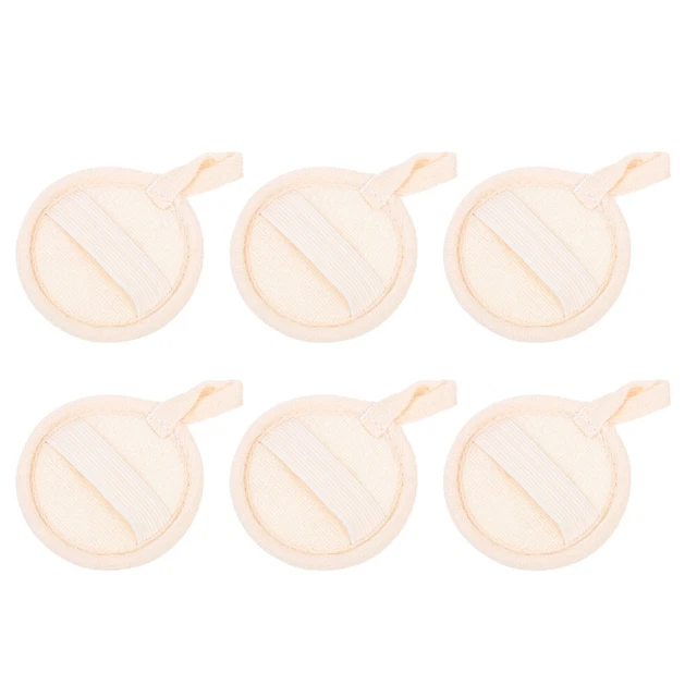 6 pièces Chiffon démaquillant Brosse visage luffa Démaquillant réutilisable
