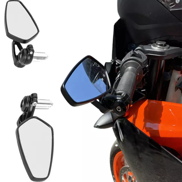 Acrylic motorcycle universal side mirror rearview mirror handle bar end mirror