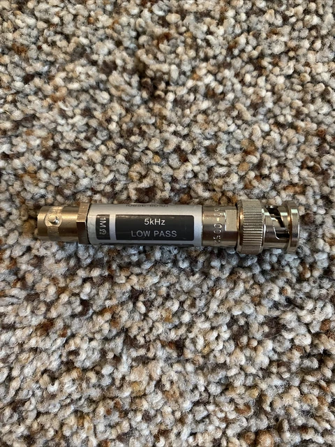 Keysight Agilent HP 10856-60101 5KHz Low Pass Filter BNC(m-f) RF Microwave