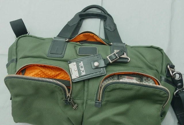 TUMI Alpha Bravo Everett Essential Tote Ballistic Nylon Green 22340 9