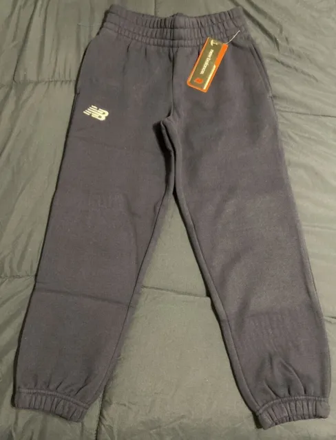 New Balance Kids NBY Sweatpants Navy Pants Youth New With Tags TMYP502