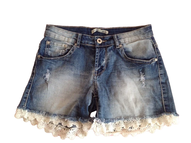 Short Jean MT Miss Two Pour Femme - Taille XS/38, Occasion Très Bon état, Décontracté