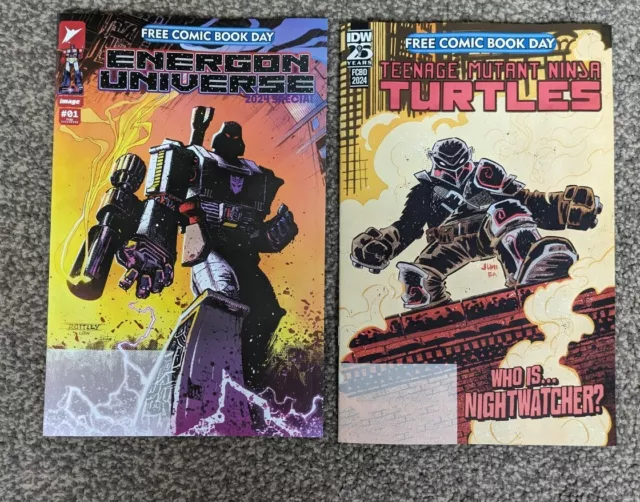 Teenage Mutant Ninja Turtles Tmnt & Energon Universe FCBD Free Comic Book Day