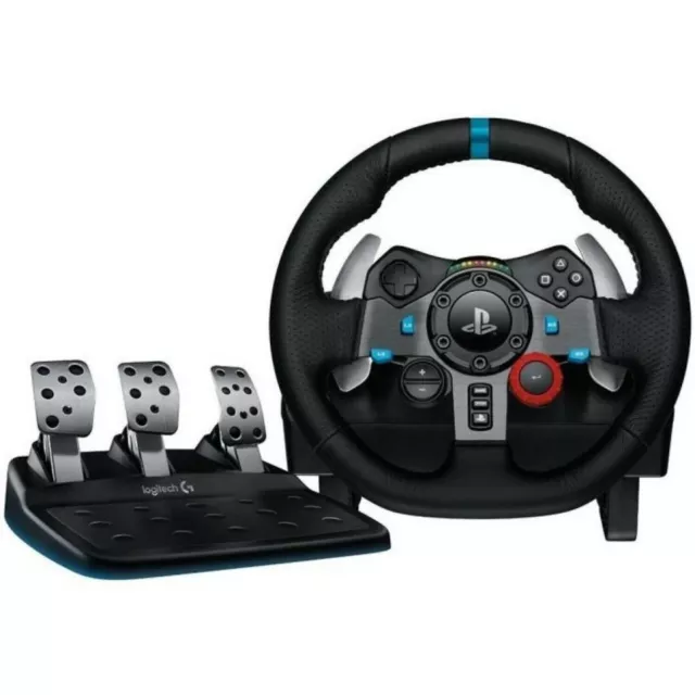 Gran Turismo 7 [PS5] + Logitech G29 Driving Force Volante de Carreras y  Pedales Ajustables, Force Feedback, Aluminio Anodizado, Palancas de Cambio,  Volante de Cuero, Enchufe EU, PS5, PS4, PC, Mac 